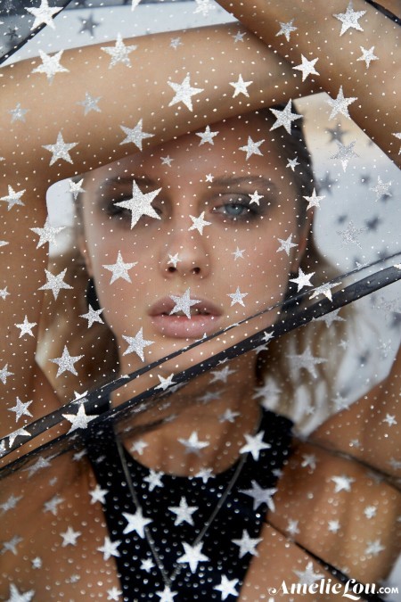 Зимняя красота: Кларисе в снегу