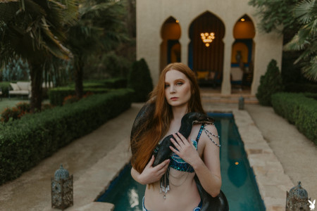 Сенсуальность: Джессика на природе